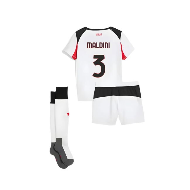 2025-2026 AC Milan Mini Away Trendy Kit (Maldini 3) Antibacterial