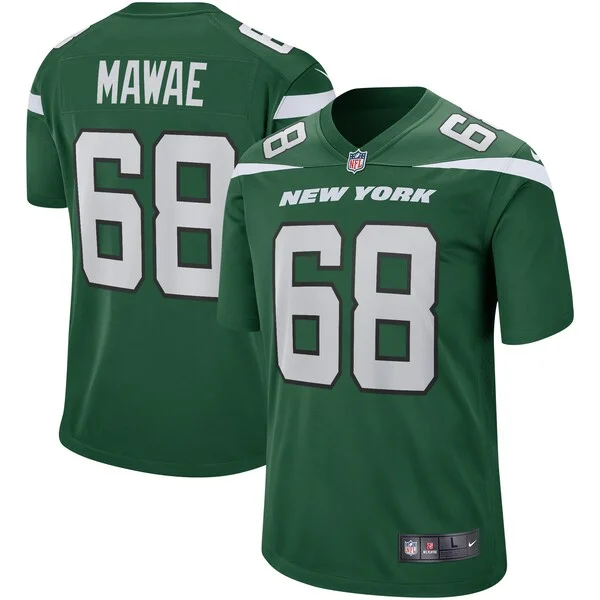 None Kevin Mawae Game Jersey - Green | NFL Player Jersey | NFL Footbal