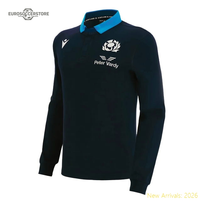 2022-2023 Scotland Rugby Cotton LS Shirt (Kids) (Your Name)
