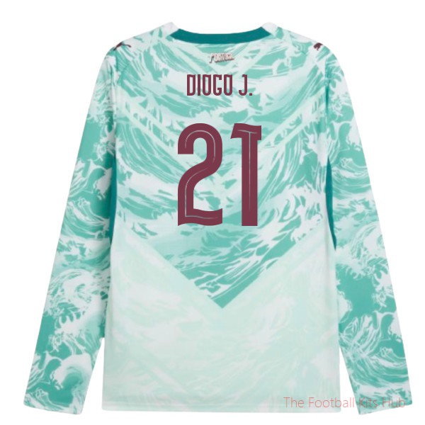 [LK] 2026/27 Portugal Long Sleeves Away Shirt (Diogo J. 21)