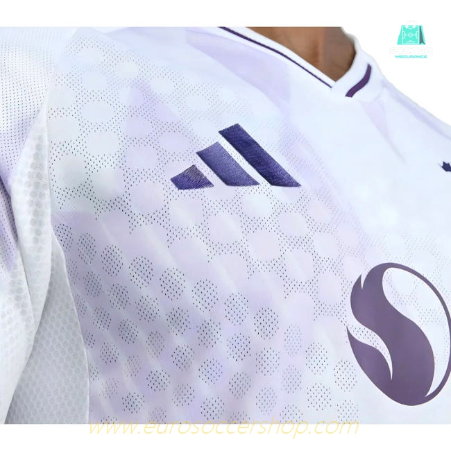 2025-2026 Man Utd Authentic Long Sleeve Away Shirt (Shaw 23)