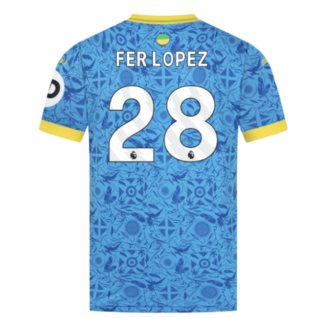 2025-2026 Wolves Third Kit (Fer Lopez 28)