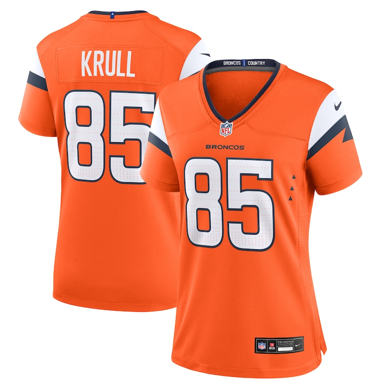 None Lucas Krull Team Captain DEN Broncos Premium Material Jersey