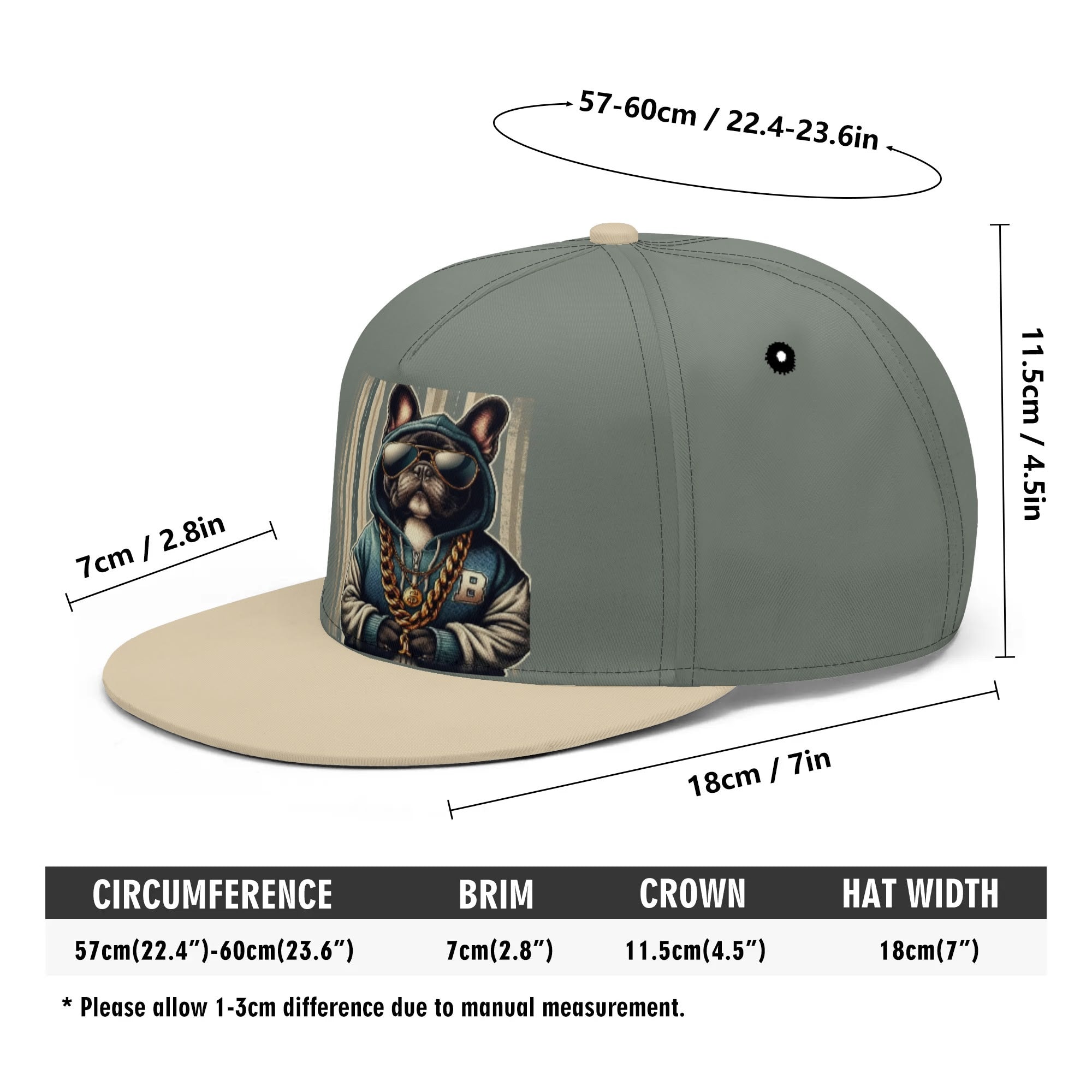 Duke - Non-slip Cap For Frenchie Lovers Indoor Use | Breed-optimized
