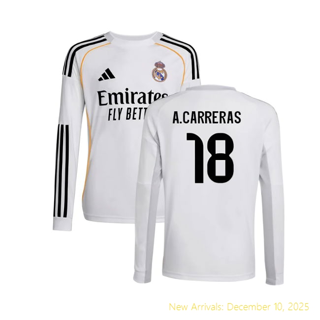 2025-2026 Real Madrid Home - Authentic - Match Day - Stylish Design