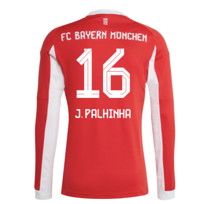 Bayern Munich Long Sleeve 2025-2026 Home Shirt - (Adult