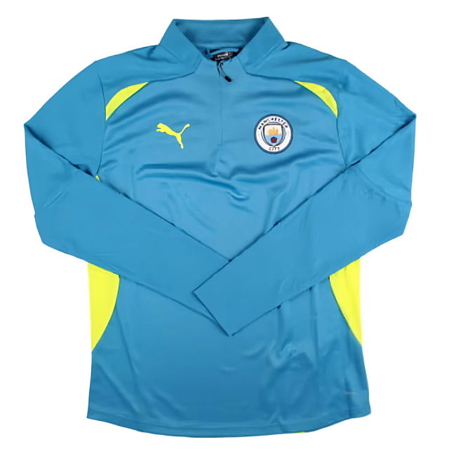 2024-2025 Man City Training 1/4 Zip Top Pro (Magic Blue)