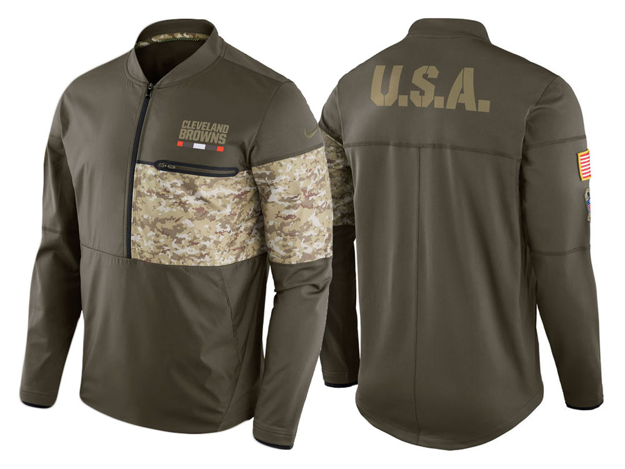 NFL Cleveland Browns #None NFL Player Brown Game Jersey-v8