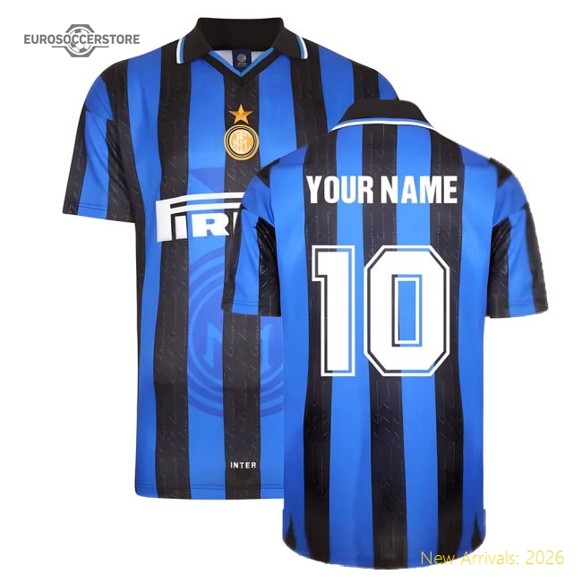 Inter Milan 2024-25 Home Fan Version For Adults Name) Game Day Jersey