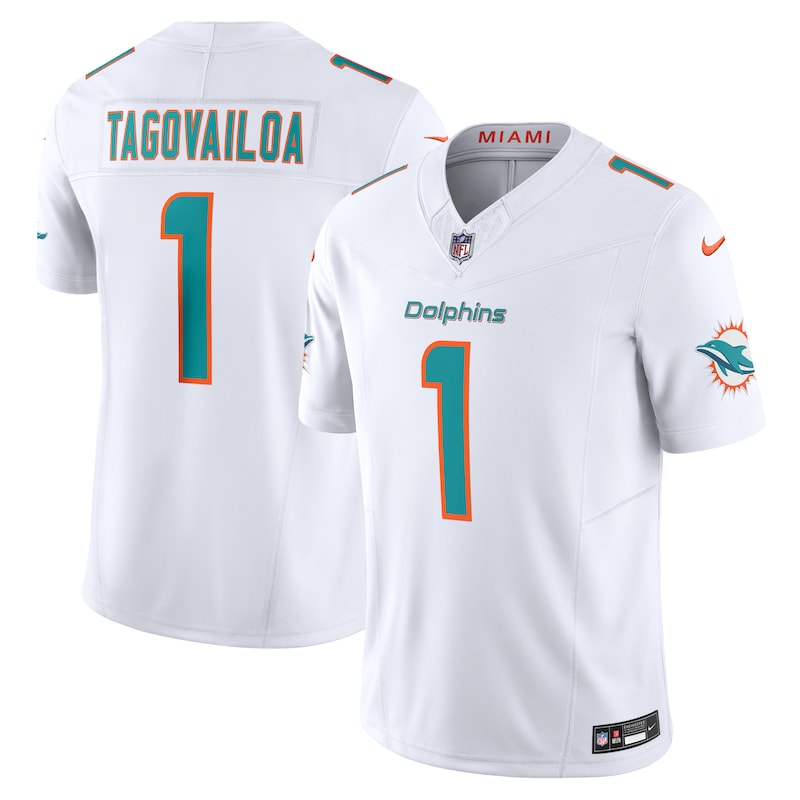 None Tua Tagovailoa MIA Dolphins Iconic High-Quality Jersey Football A