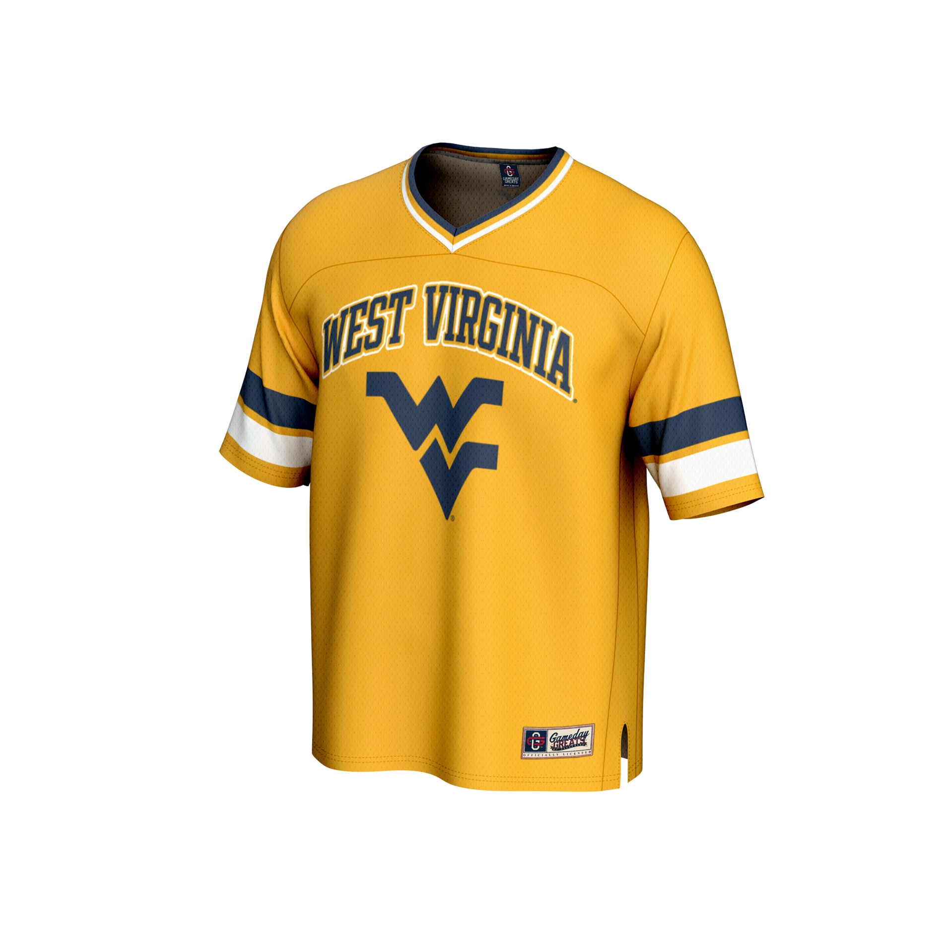 [DDG] West Virginia Mountaineers GameDay Greats Youth Spirit Football Jersey - Gold