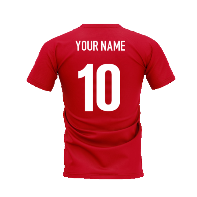 Arsenal T-Shirt Fan Version For Adults Name) Game Day Jersey