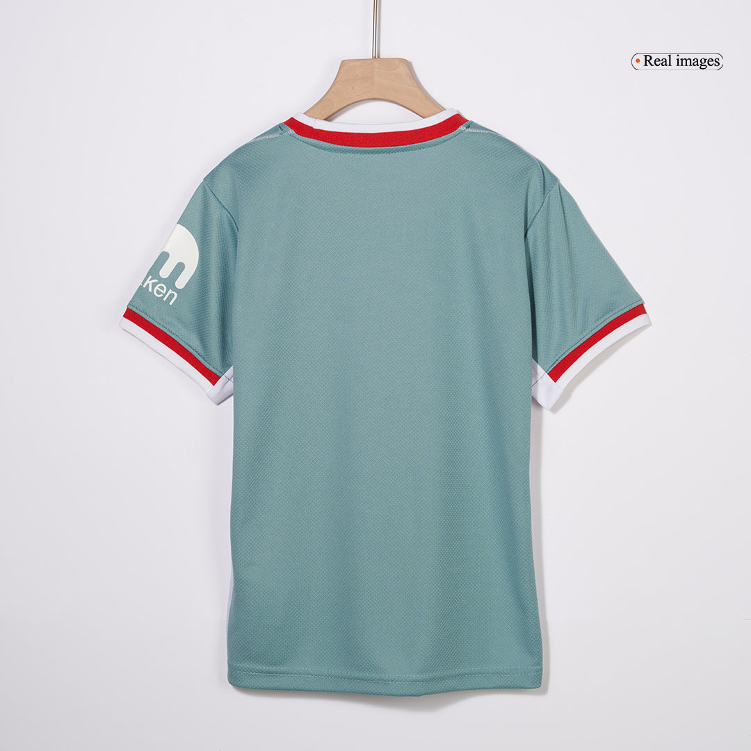 Kid's Atletico Madrid Away Soccer Jersey Kit(Jersey+Shorts) 2024/25Aut