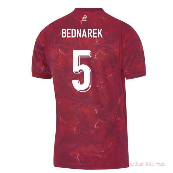 Poland 2026-2027 Away Shirt Bednarek #5 Junior Soccer Jersey