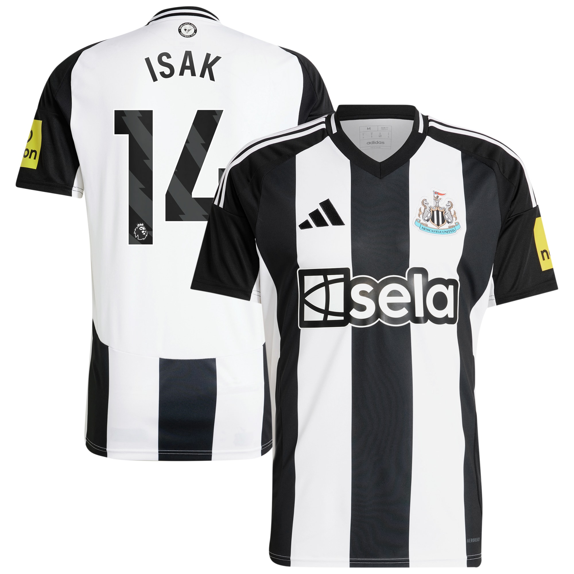[SJH] Alexander Isak Newcastle United 2024/25 Home Replica Player Jersey - Black