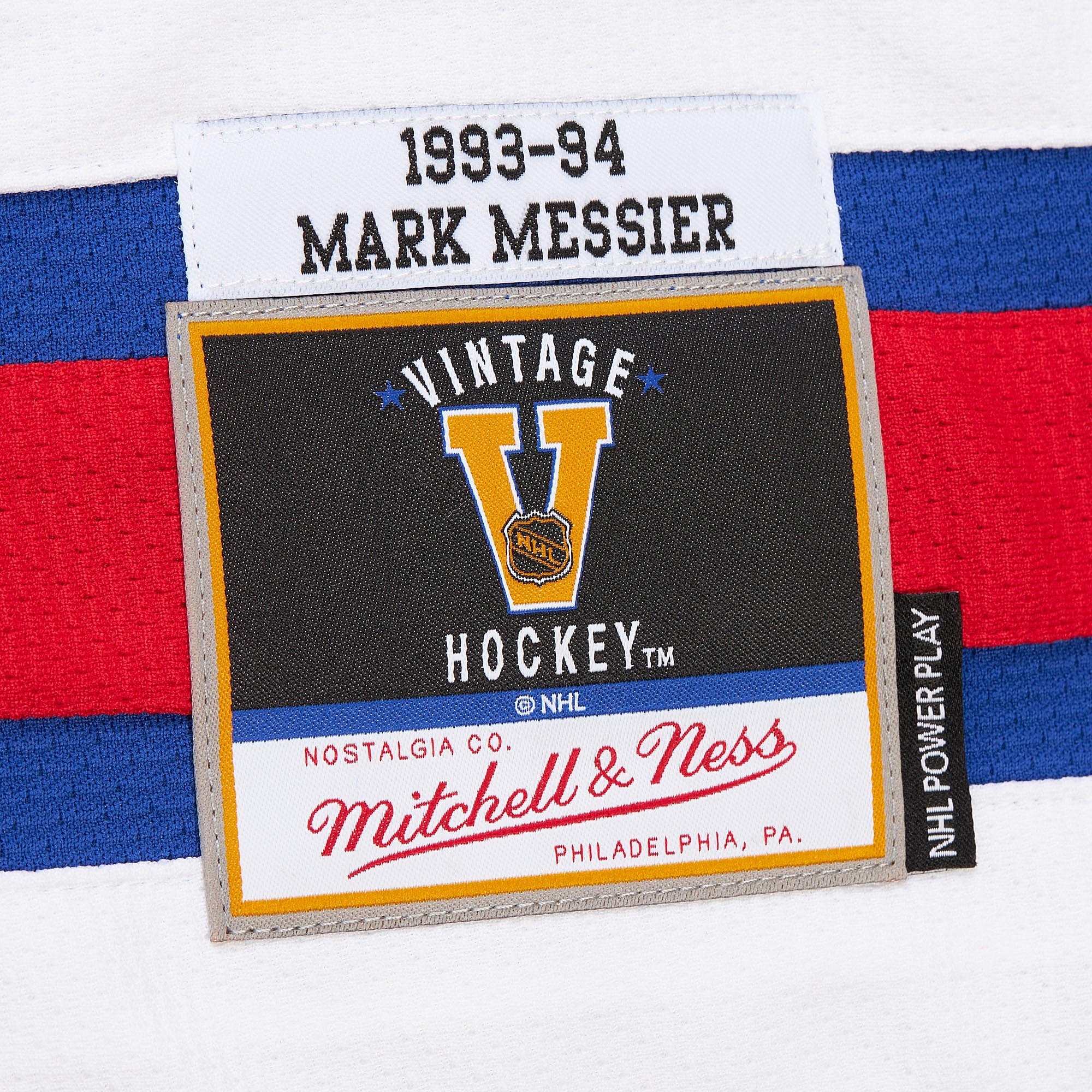 [LK] Mark Messier New York Rangers Big & Tall 1993/94 Blue Line 2.0 Jersey - Blue