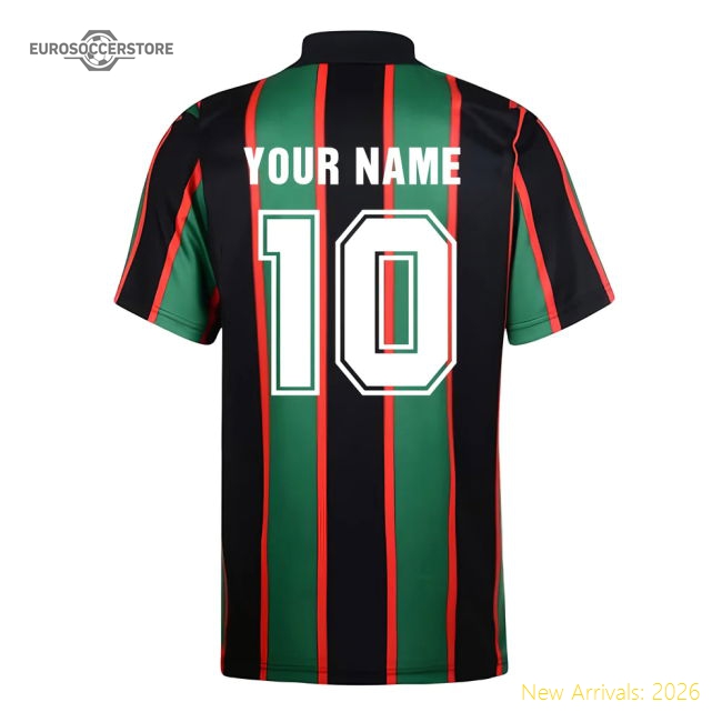 Authentic Score Draw Aston Villa 1994 Away Retro Shirt (your Name)