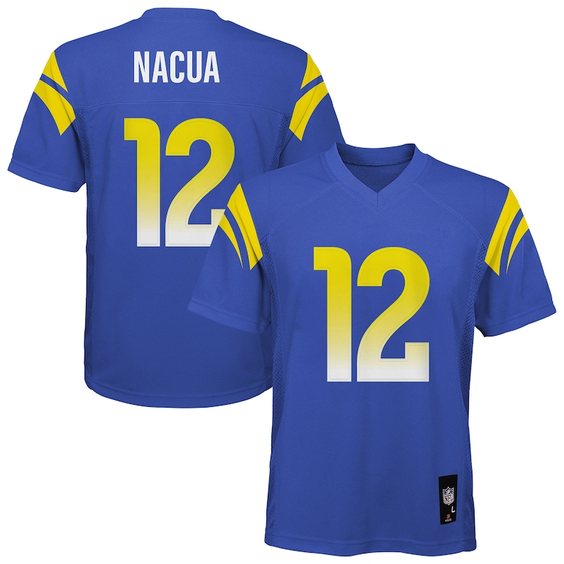 None Puka Nacua Los Angeles Rams Fan Favorite Team Game Jersey