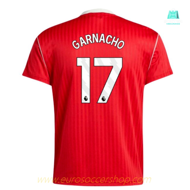 Manchester United Terrace Icons Shirt (Red) (Garnacho 17)