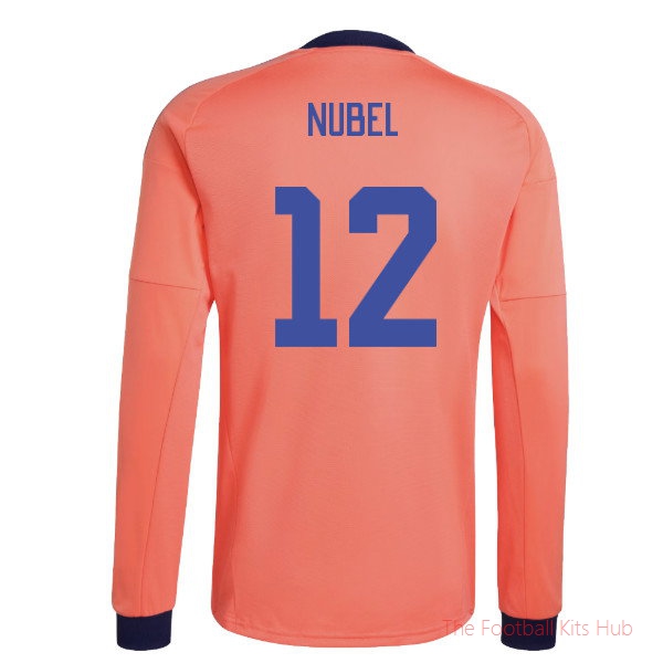 2026-2027 Germany Away Goalkeeper LS Shirt (Coral Fusion) (Nubel 12)