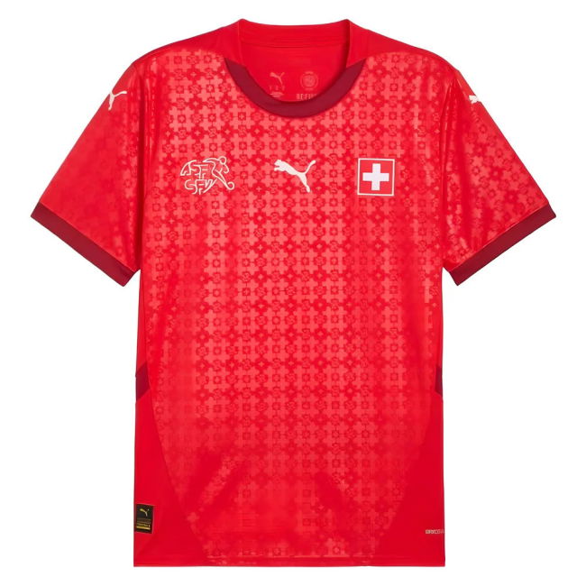 Elite Style Switzerland Home Player Jersey 2025-2026
