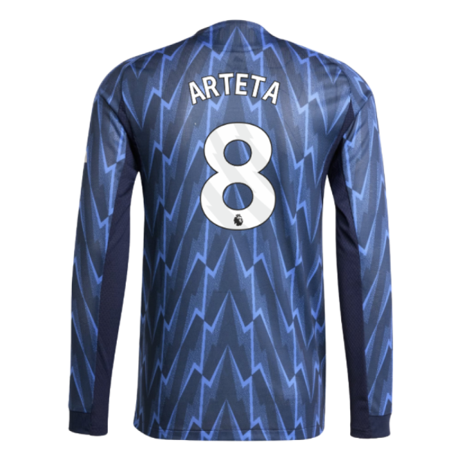Arsenal Away Football Shirt 2025-20 Season Arteta 8 L S