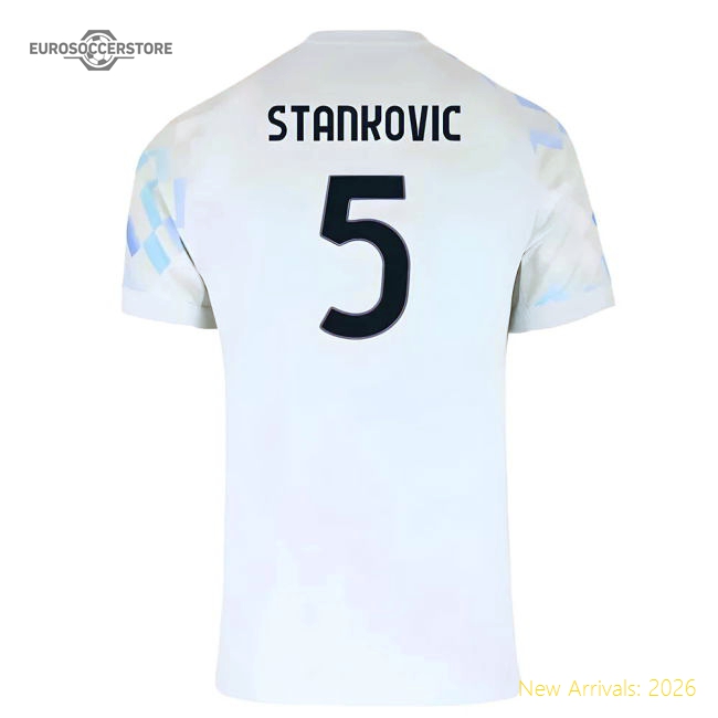 2025-2026 Inter Milan Away Kit Jersey (Stankovic 5) In Multiple Sizes