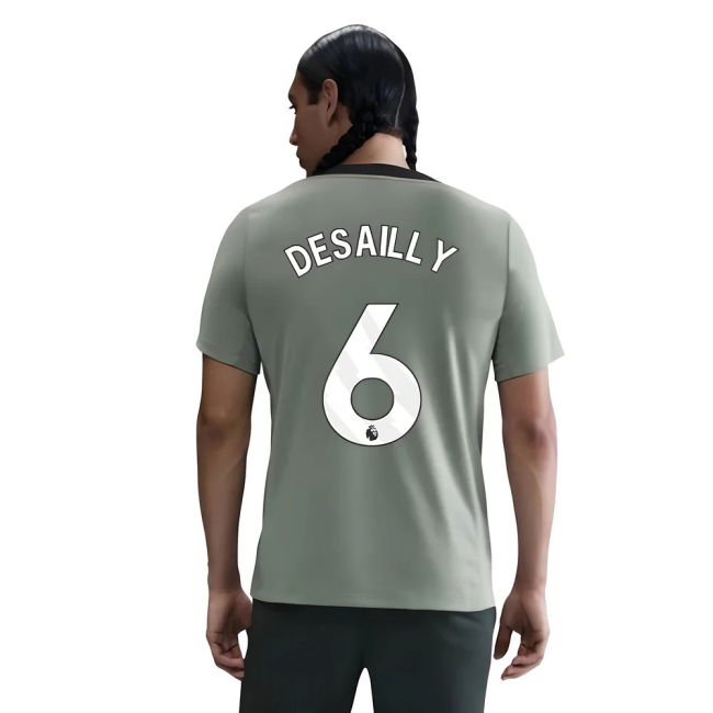 Chelsea Chelsea Strike Training Shirt Jade Green Desailly #6 Authe...