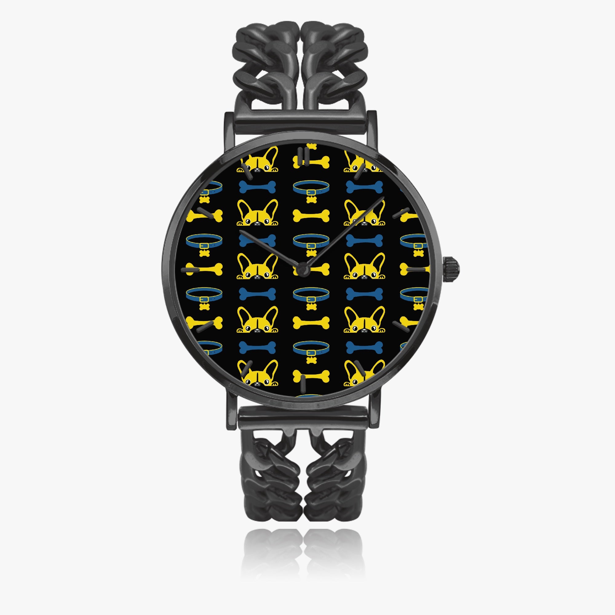 High-Quality Bernette - Chic Hollow Strap Watch For Frenchie Lovers f...