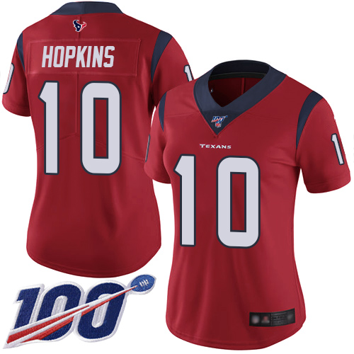 NFL H T Texans #10 DeAndre Hopkins Red Limited Jersey - Authentic Q...