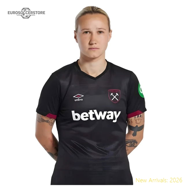 West Ham Male 2024 Away Jersey Shirt Football Fan Apparel