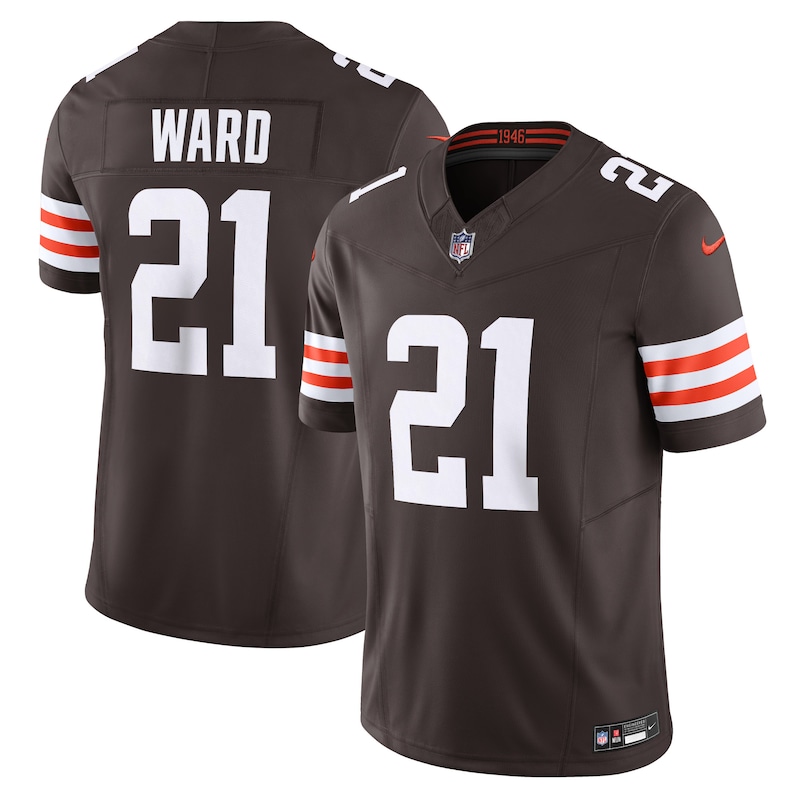 None Denzel Ward CLE Browns Championship Game-Ready Jersey for NFL Fan