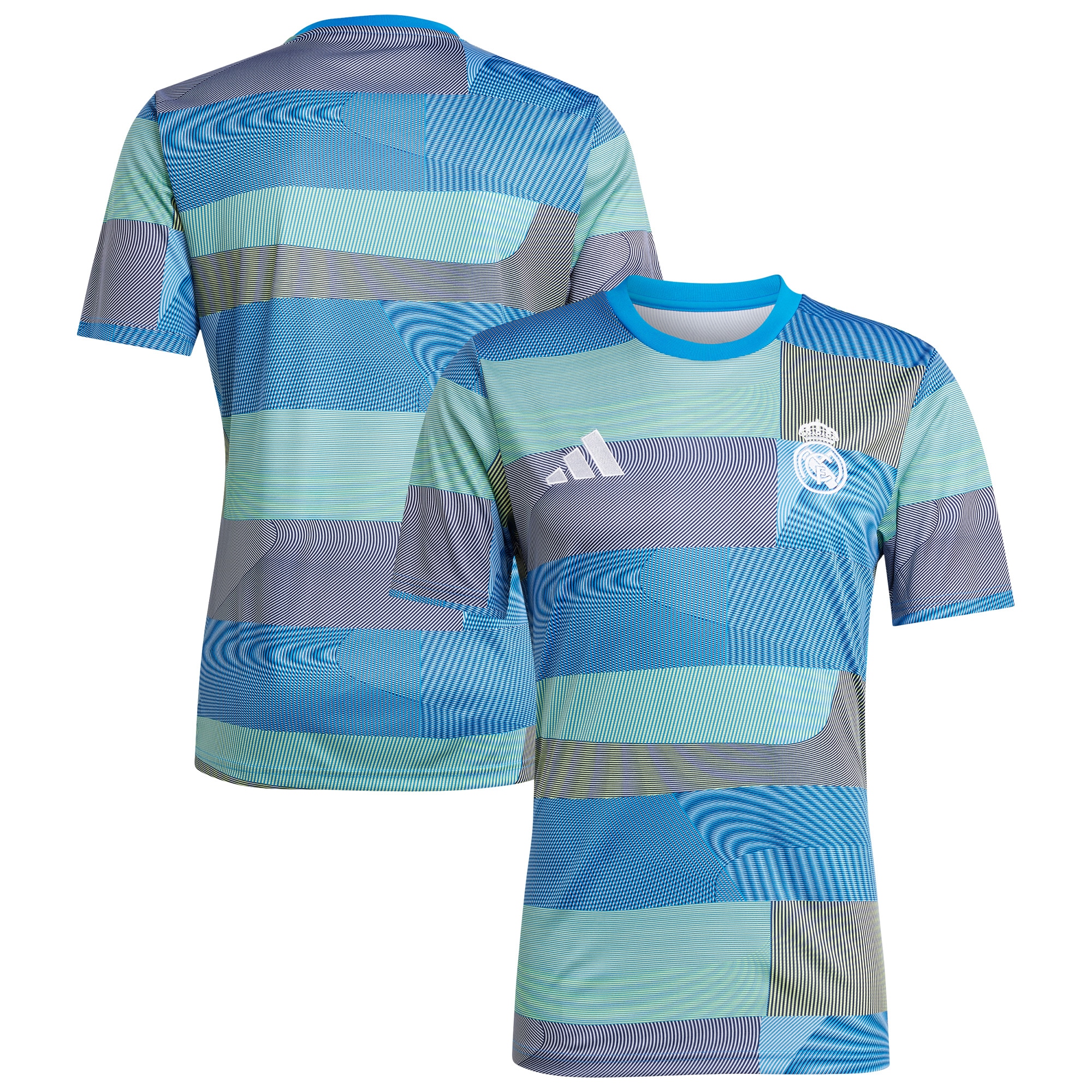 [SJH] Real Madrid 2025/26 AEROREADY Pre-Match Jersey Top - Blue
