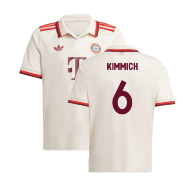 Excellent 2024-2025 Bayern Munich Change Jersey (kids) (kimmich 6)