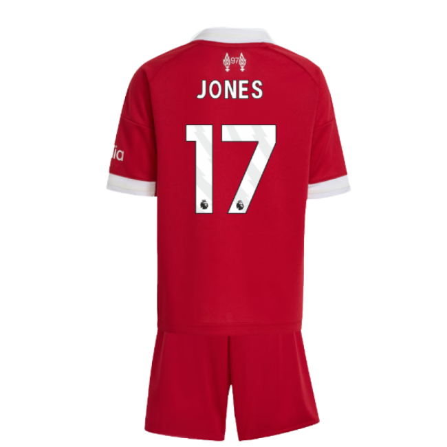 Liverpool 2025-2026 Kit (Jones 17) (Jones 17) | Authentic