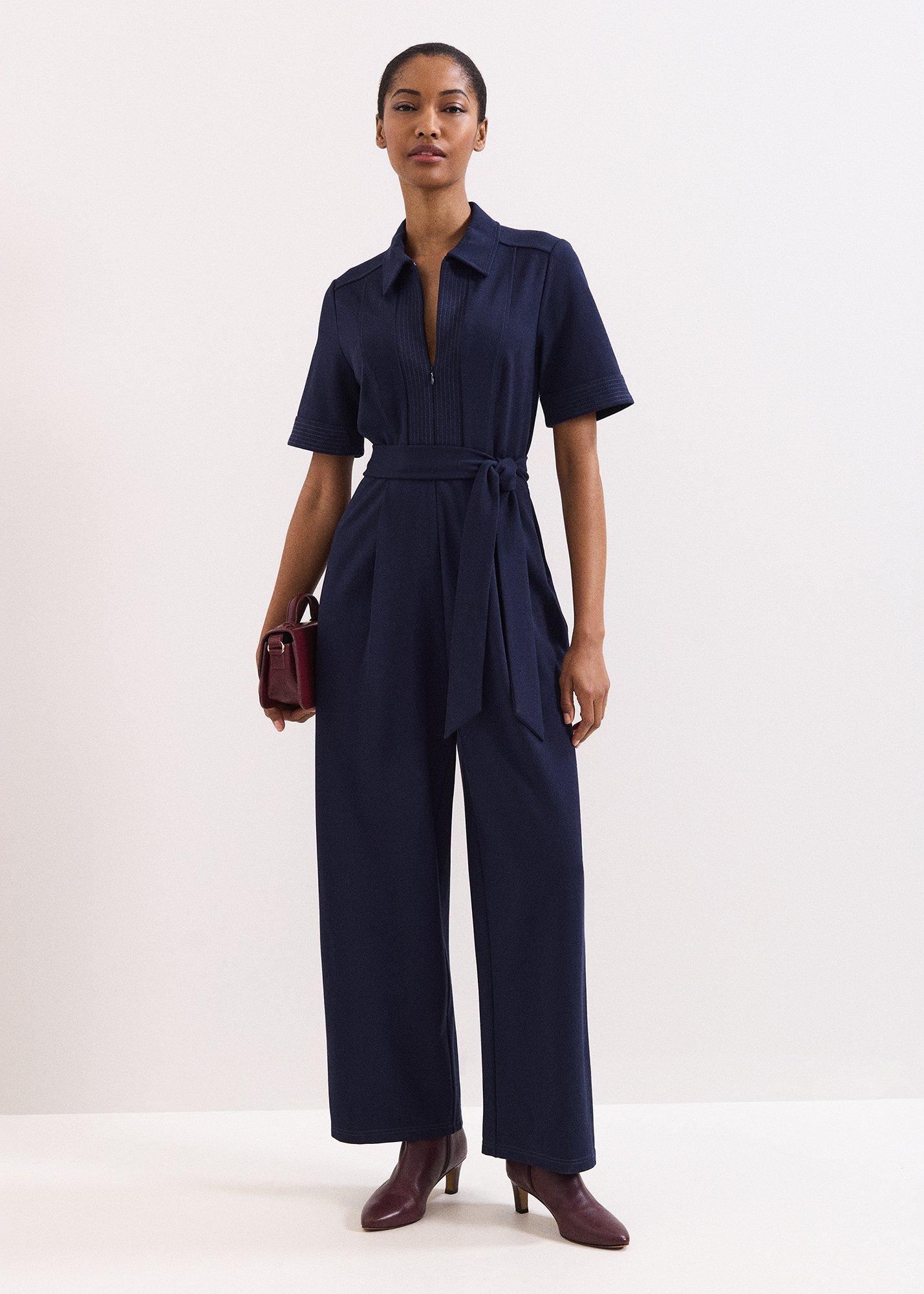 Tabitha Ponte Zip Jumpsuit