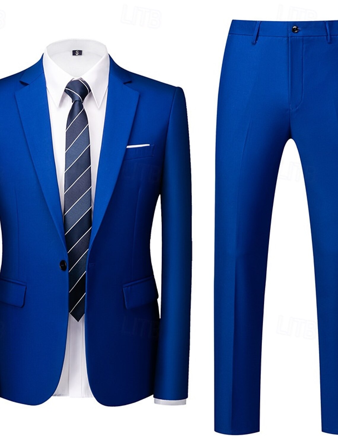 Men's Blazer Suits Business Cocktail Party Wedding 2 Piece Fashion