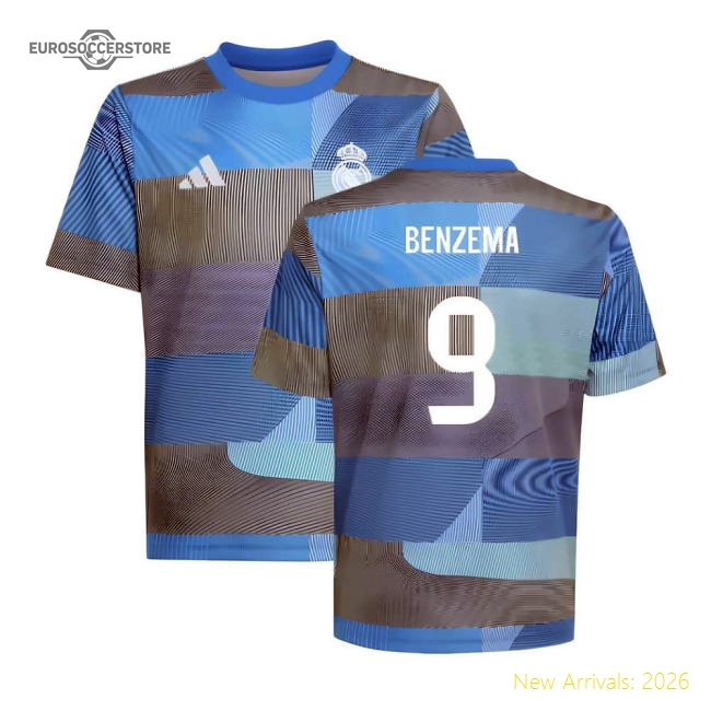Real Madrid La Liga Benzema Home First-class Jersey Performance Fabric