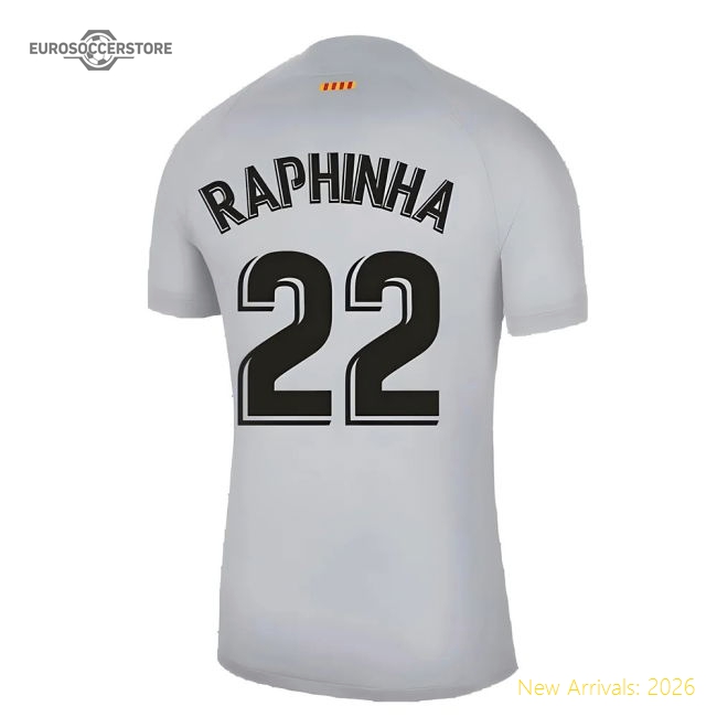 Top-grade 2022-2023 Fcb Change Jersey (raphinha 22) - Great Value