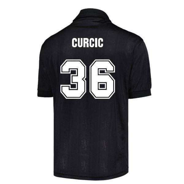 [DDJ] Aston Villa Out Retro Shirt Black Uniform 1996 (Curcic 36)