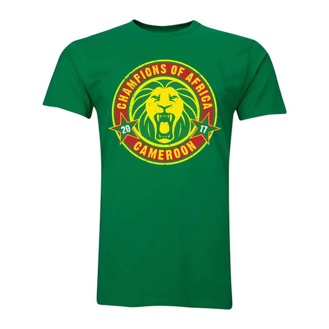 Match-Ready Cameroon African Nations Winners T-Shirt (Green)