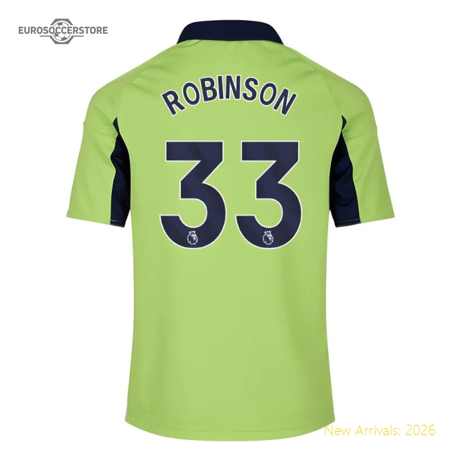 Authentic 2025-2026 Fulham Away Shirt - Kids (robinson 33) - Premium