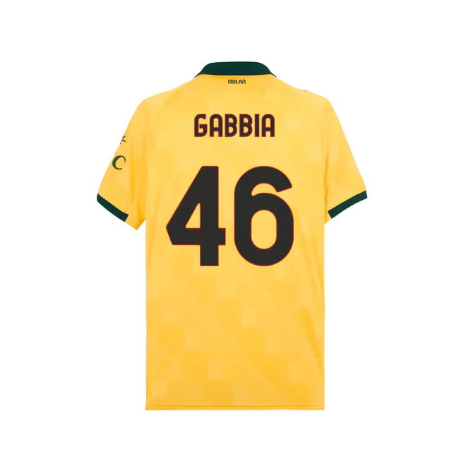 2025-2026 AC Milan Third Shirt (Gabbia 46) UV Protection