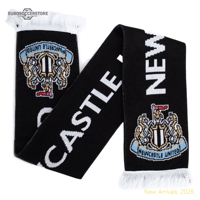 Newcastle United Fc Crest Scarf - Official Edition - Collectors Item