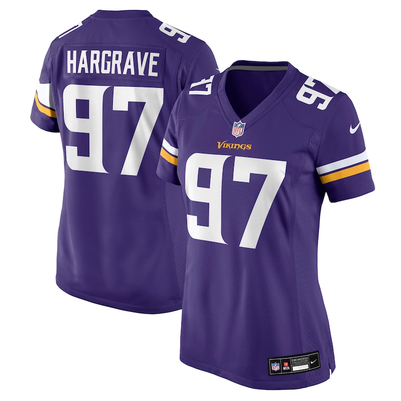 None Javon Hargrave Minnesota Vikings NFL Team Game Jersey Football Ap
