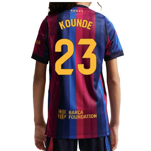 [LLS] 2026-2027 Barcelona Home Shirt (Kids) (Kounde 23)