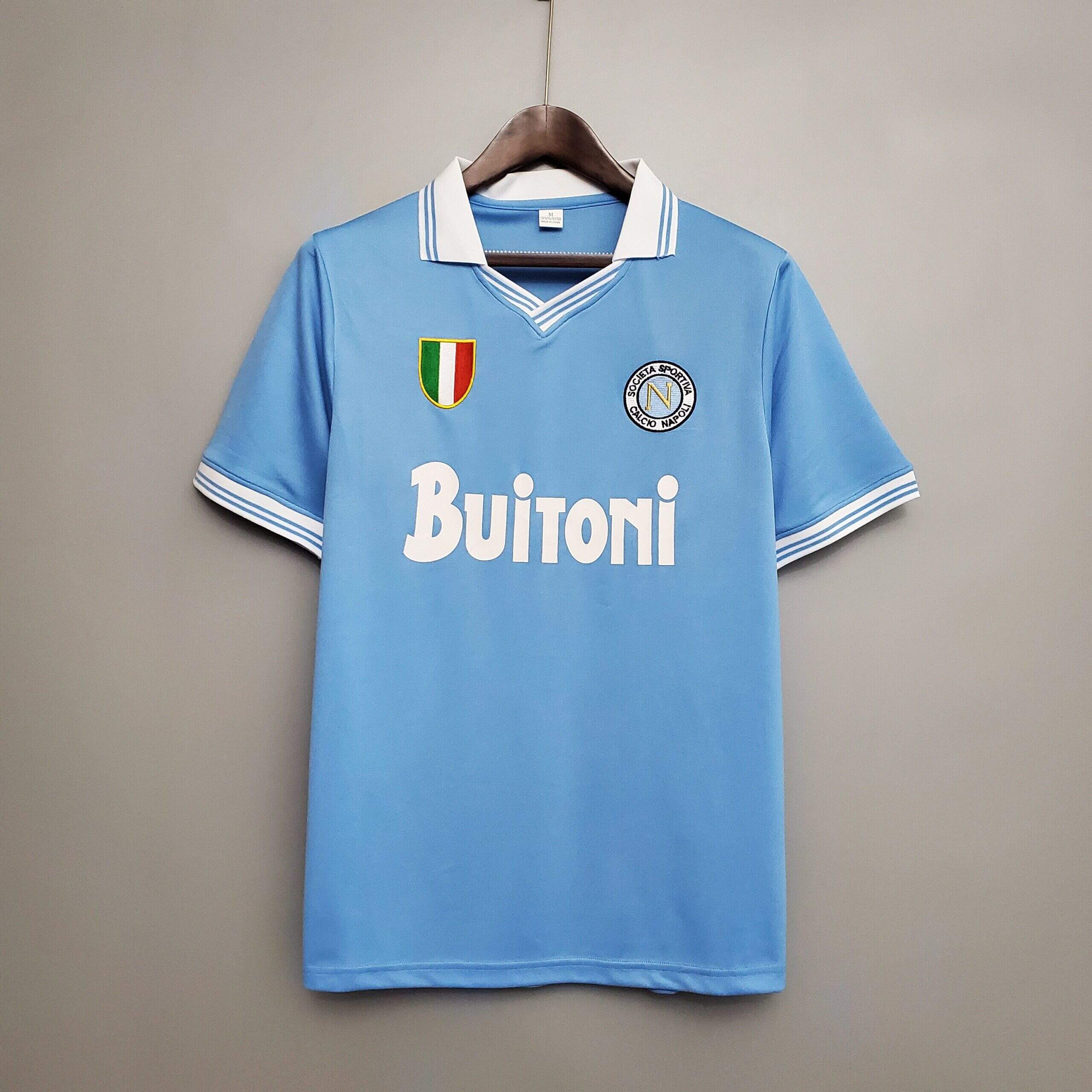 Cheap 1986-1987 Napoli Home retro kit