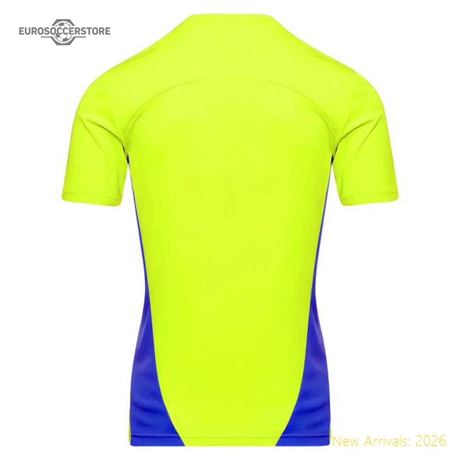 2024-2025 City Man Training Soccer Shirt (Yellow Glow) (Marmoush 7)
