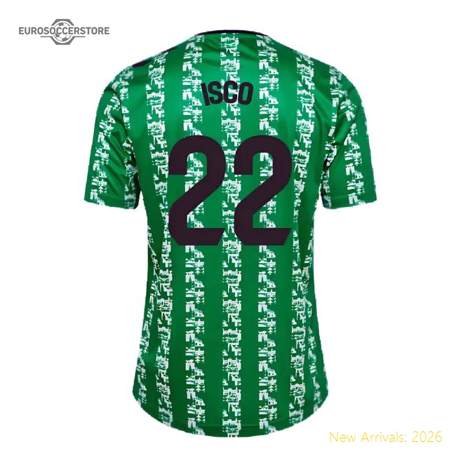 Premium 2024-2025 Real Betis Pre Game Jersey (Green) (Isco 22)