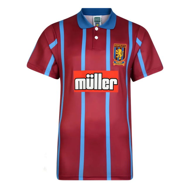 Villa 1994 Game Replica Aston Villa Home Replica Jersey (Adults)
